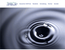 Tablet Screenshot of csrforum.eu
